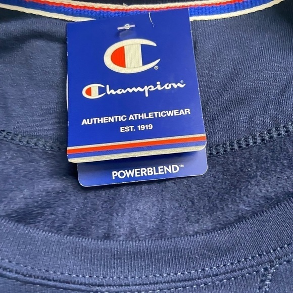 CHAMPION women’s Fleece Pullover Athletic Navy 1X - Picture 5 of 9